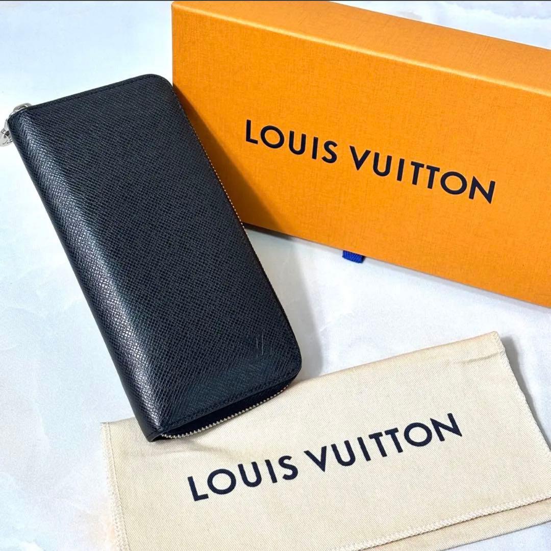 ルイヴィトン タイガ 長財布 ジッピー ノワール ヴェルティカル LOUIS VUITTON（ルイ・ヴィトン） タイガ ジッピーウォレット ヴェル