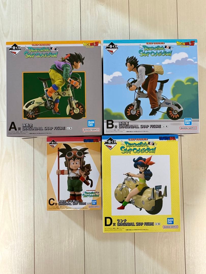 未開封　ドラゴンボール　一番くじ　スナップコレクション　ABCD賞