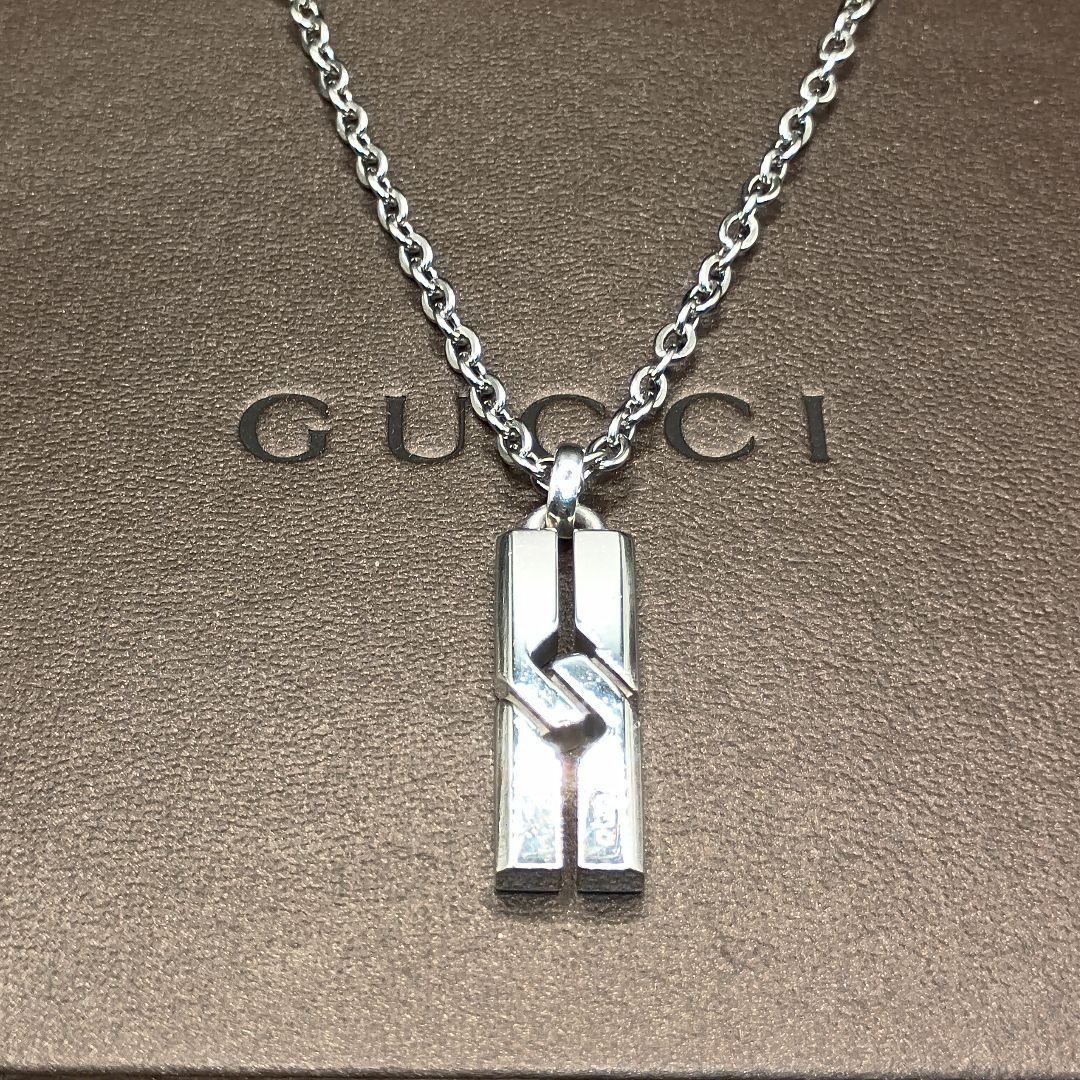 GUCCI ノット インフィニティ ネックレス SILVER925
