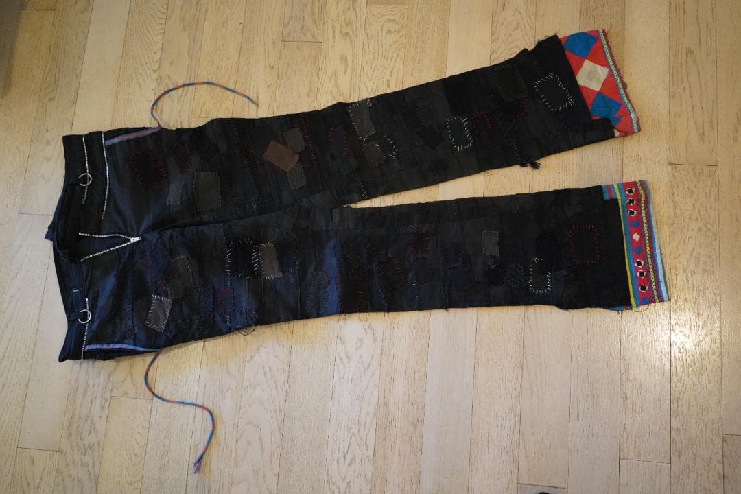 ポ*】様 超希少UNDERCOVER scab パッチワークパンツ - メルカリ