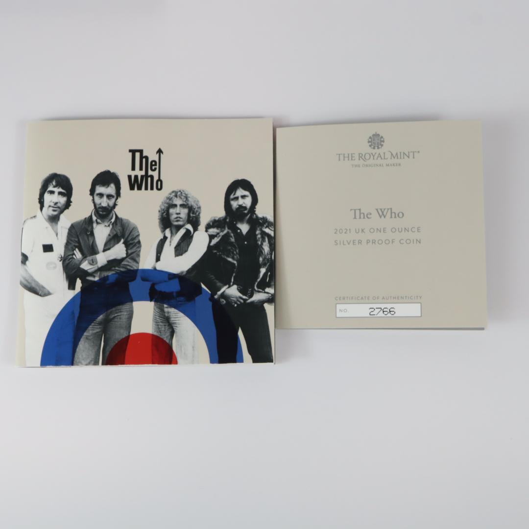 2021年 The Who ザ・フー 1オンス 2ポンド プルーフ 銀貨 - メルカリ