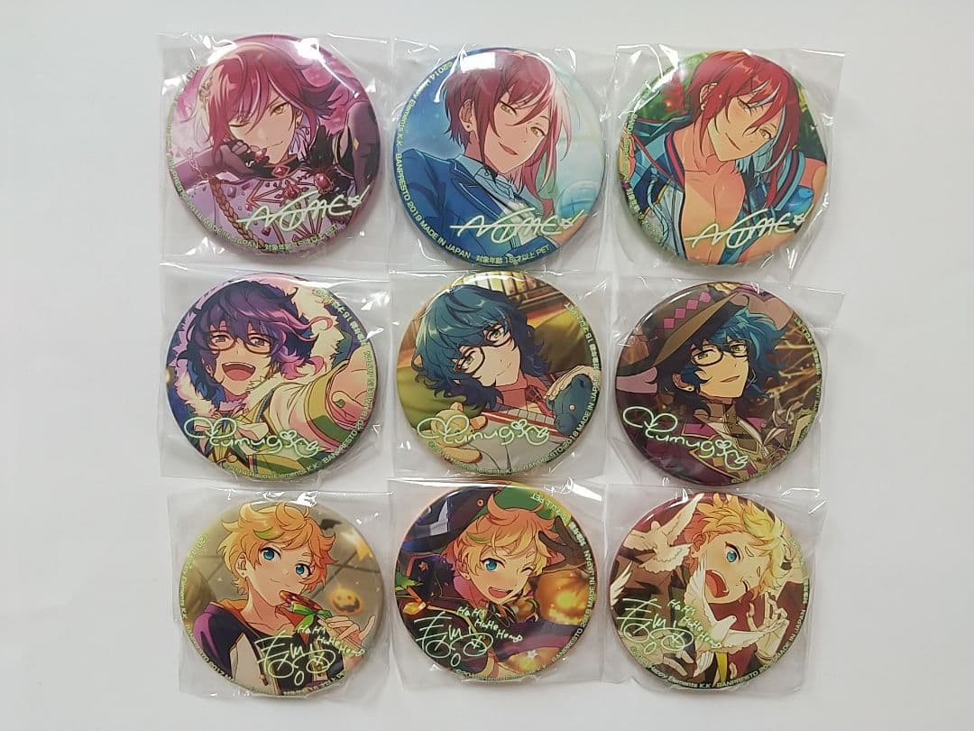 あんスタ バラエティ缶バッジ バラ缶 Switch 夏目 つむぎ 宙 缶バッジ