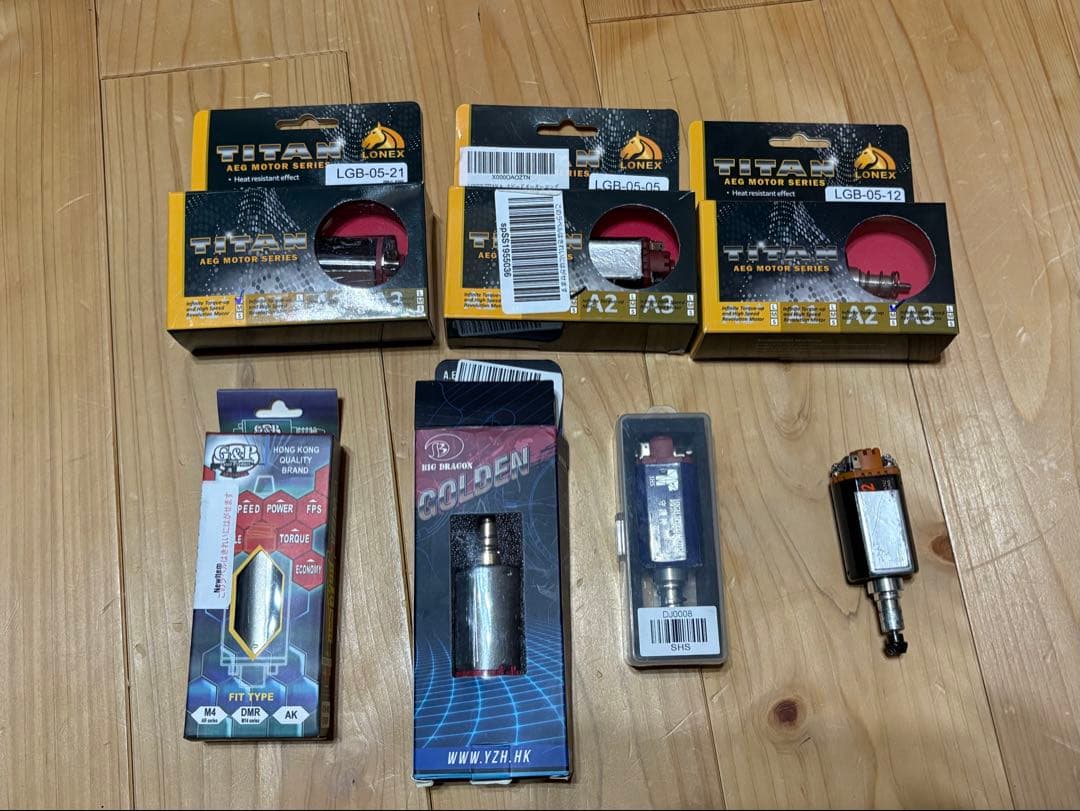 電動ガン用 ロングタイプモーター 7個セット