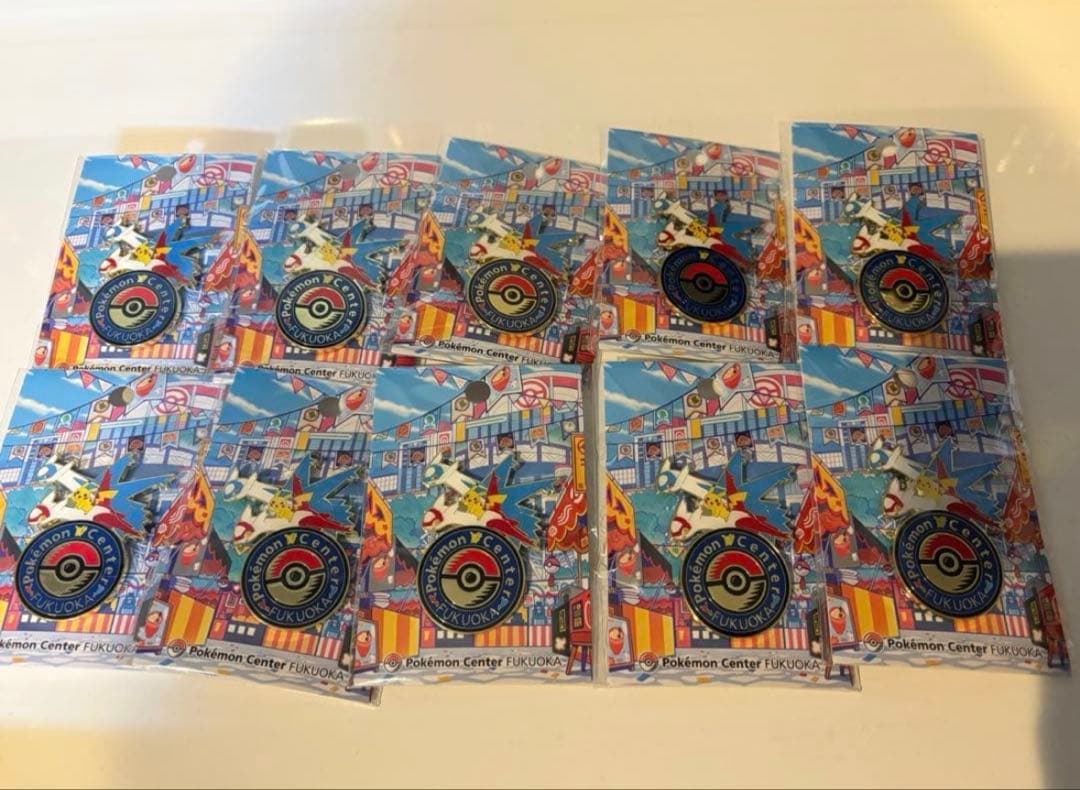 ポケモンセンターフクオカ　ピンバッジ 10個　ピカチュウ　ラティオス　ラティアス
