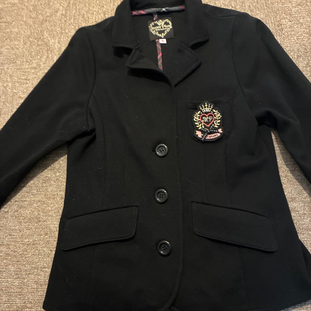 黒ジャケット 卒服 メゾピアノ 150cm - メルカリ