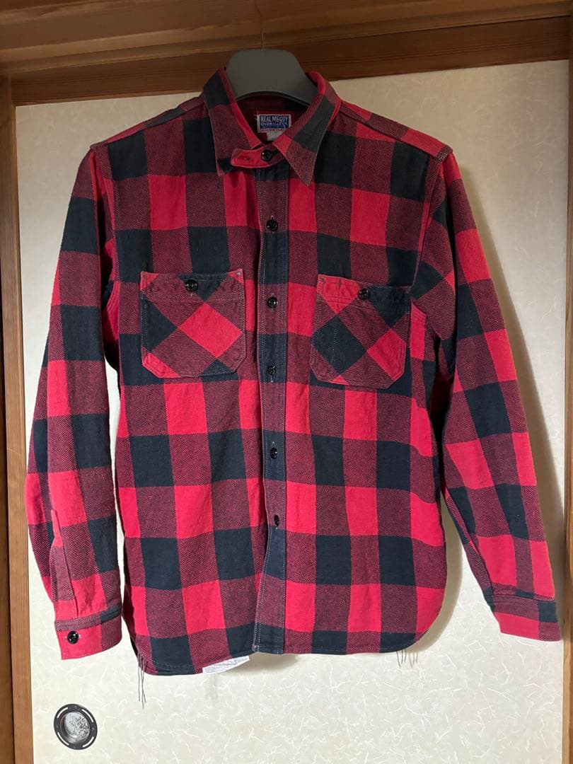 リアルマッコイズ ネルシャツ Lサイズ 16 バッファローチェック - メルカリ