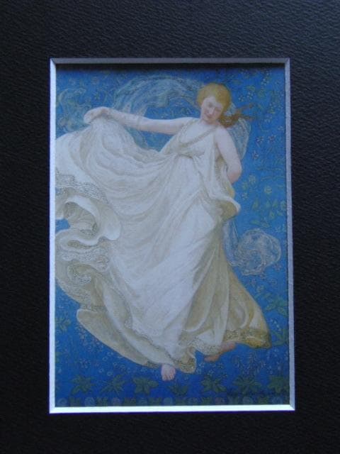 メアリー・フェアチャイルド・マクモニーズ、「そよ風」、希少な画集より