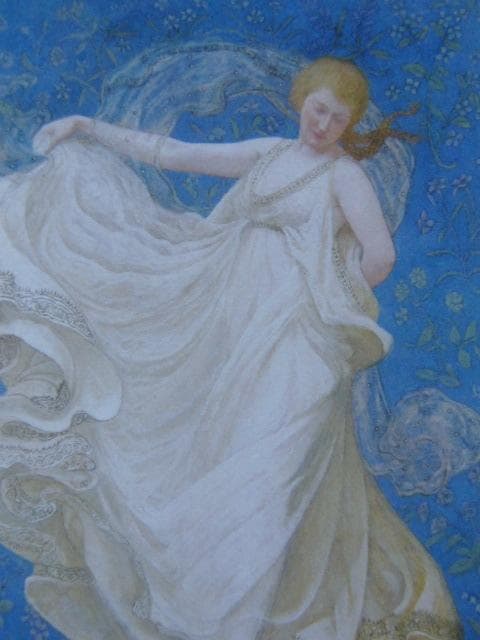 メアリー・フェアチャイルド・マクモニーズ、「そよ風」、希少な画集より