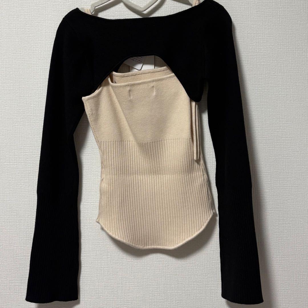 Bebe ribbon set tops andmary アンドマリー - メルカリ