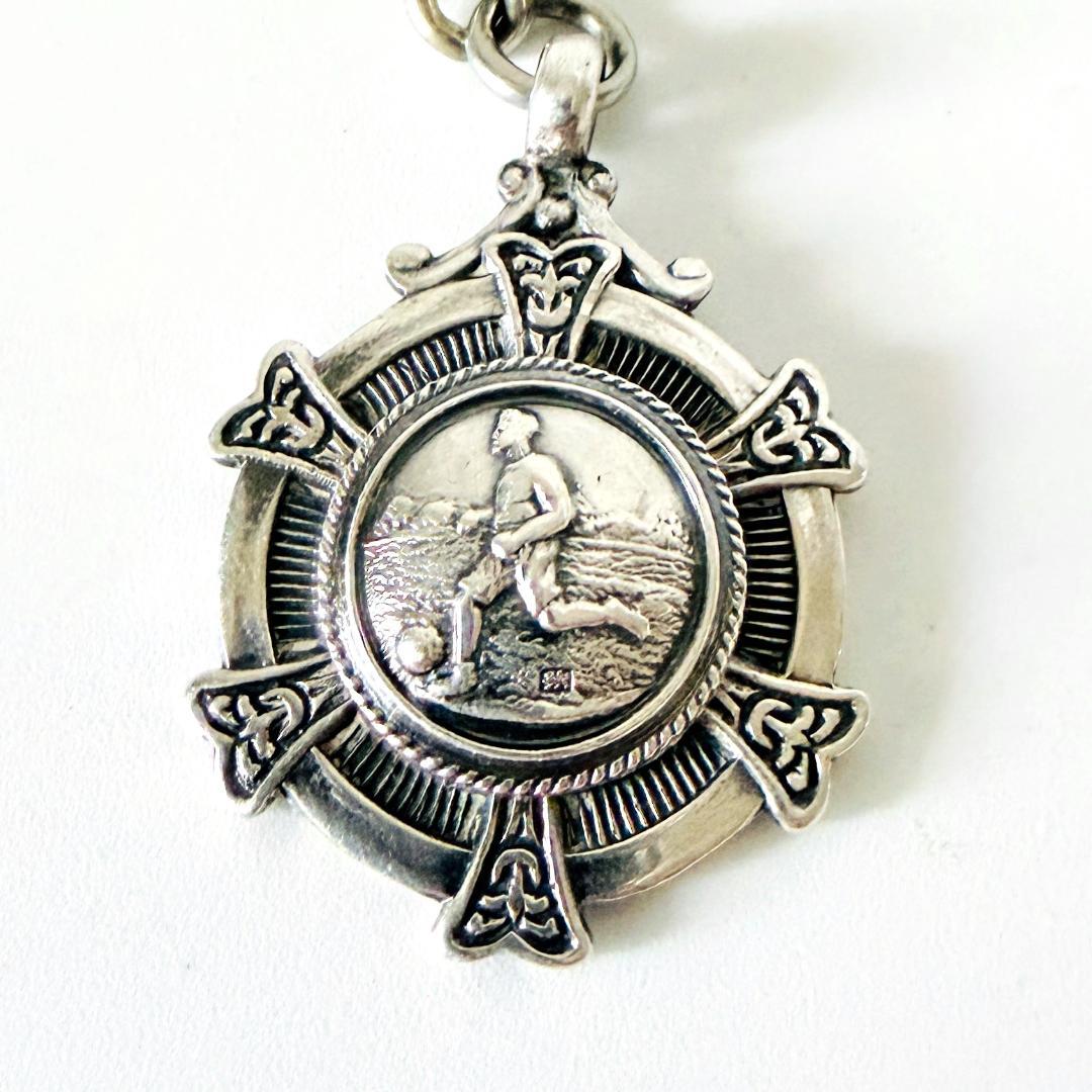 1920年☆英国☆アルバートチェーン/純銀製/アンティーク - メルカリ