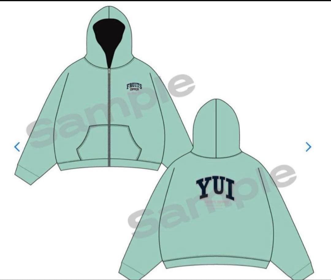 FRUITS ZIPPER 推しアピ OSHI API パーカー 櫻井優衣