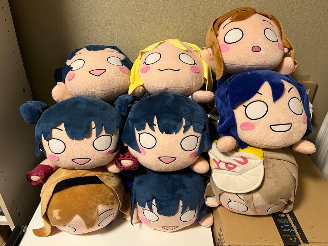 ラブライブサンシャイン メガジャンボ寝そべりぬいぐるみ 9 体