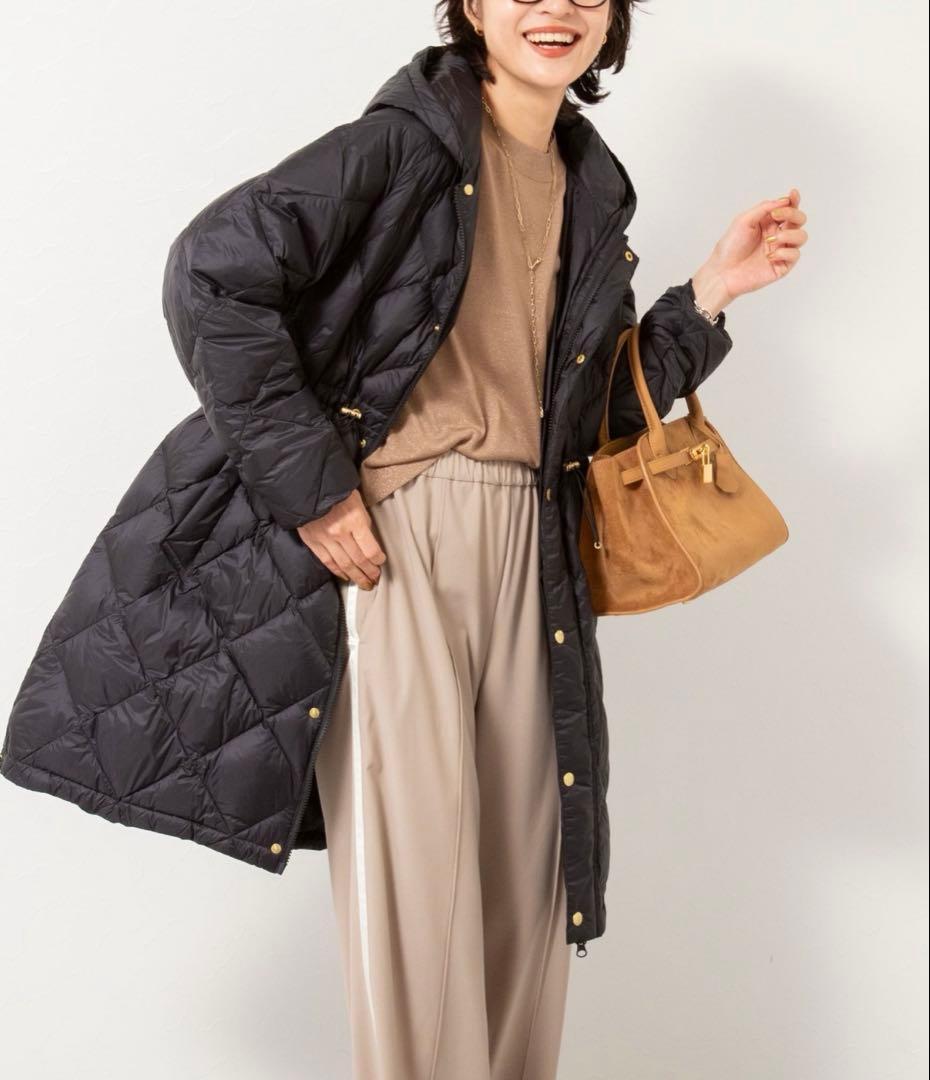 NOLLE’SとTAION 別注ミドル丈Aラインフードダウン