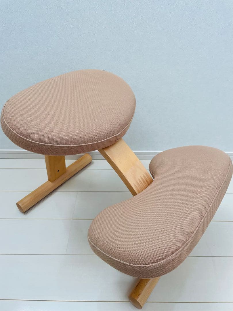 バランスラボ　バランスチェア　ベージュ⭐︎無料専用カバー付き