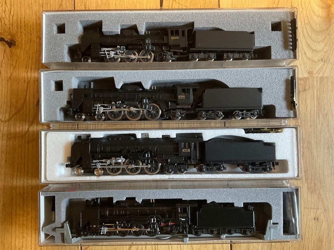 KATO 蒸気機関車C62 C57 C58 D51(客車6両パワコンおまけ付) 鉄道模型工房 / 車輌工作 / C57+C62+D51=C61形蒸気機関車を作る