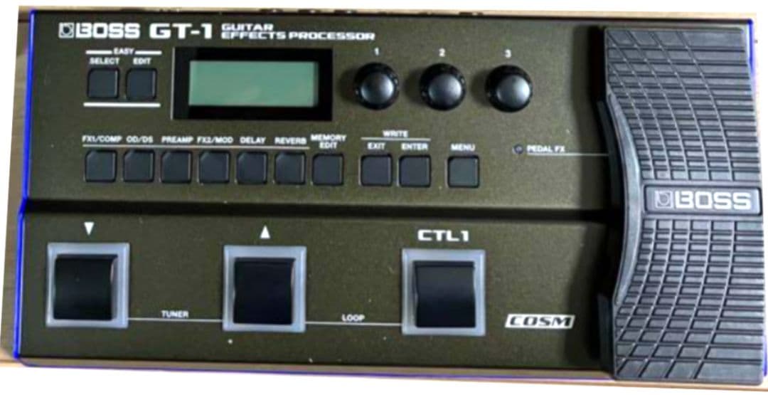 ★☆【箱・取説付】BOSS　GT-1マルチエフェクター BOSS GT-1 マルチエフェクター エレキギター用 入門 初心者に最適GT1