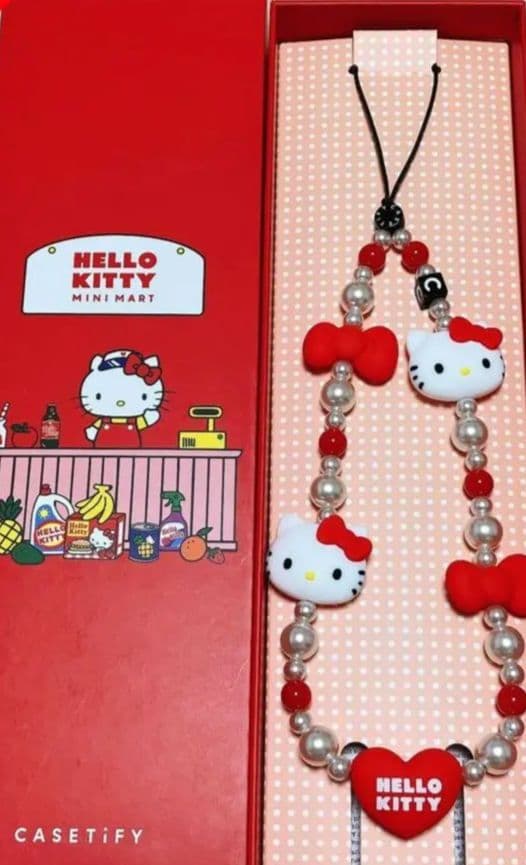 casetify ハローキティコラボ スマホストラップ - メルカリ