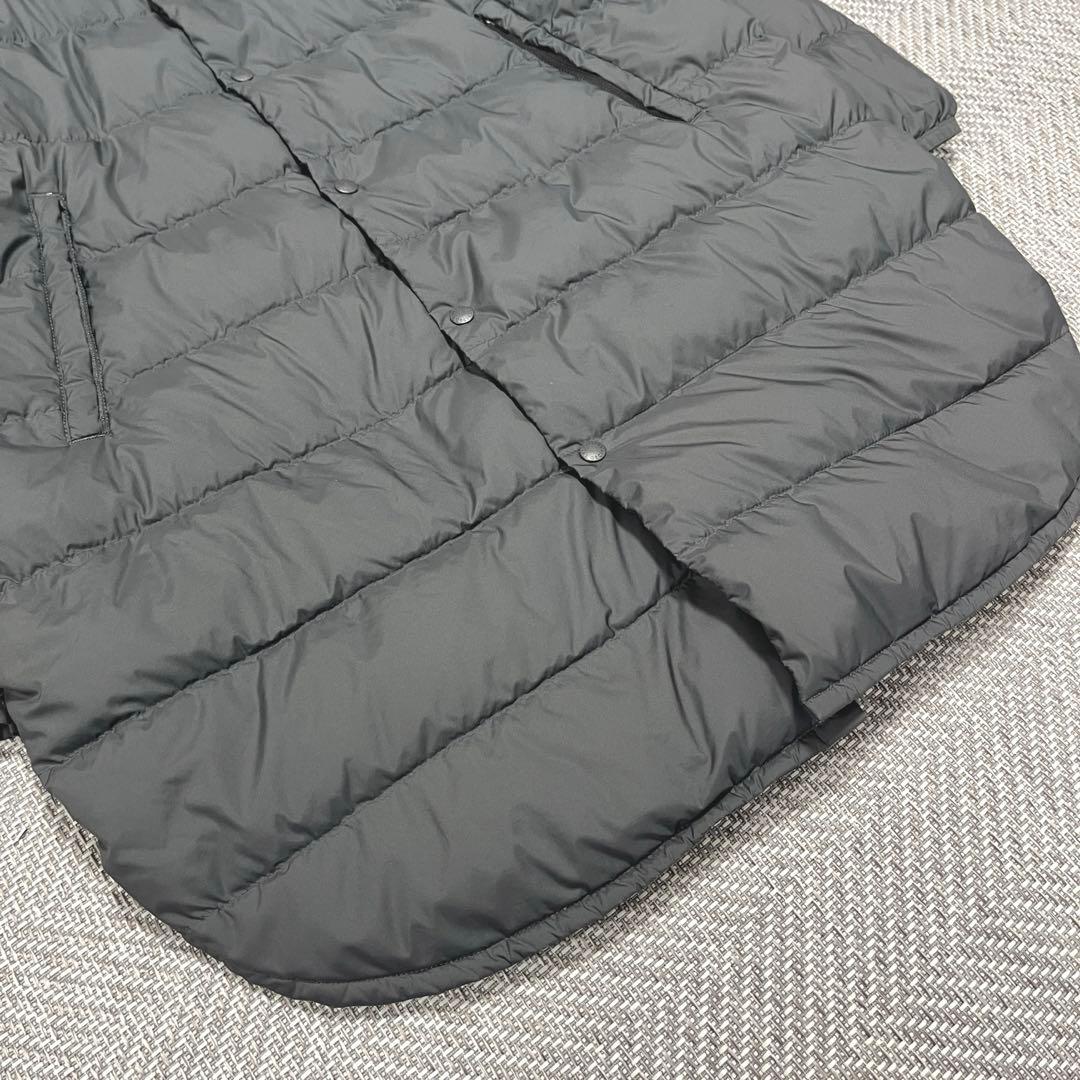 極美品✨️オーシバル ライトダウンコート グレー 1 ノーカラー