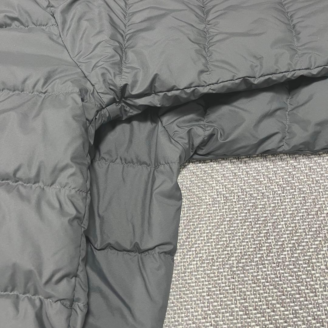 極美品✨️オーシバル ライトダウンコート グレー 1 ノーカラー