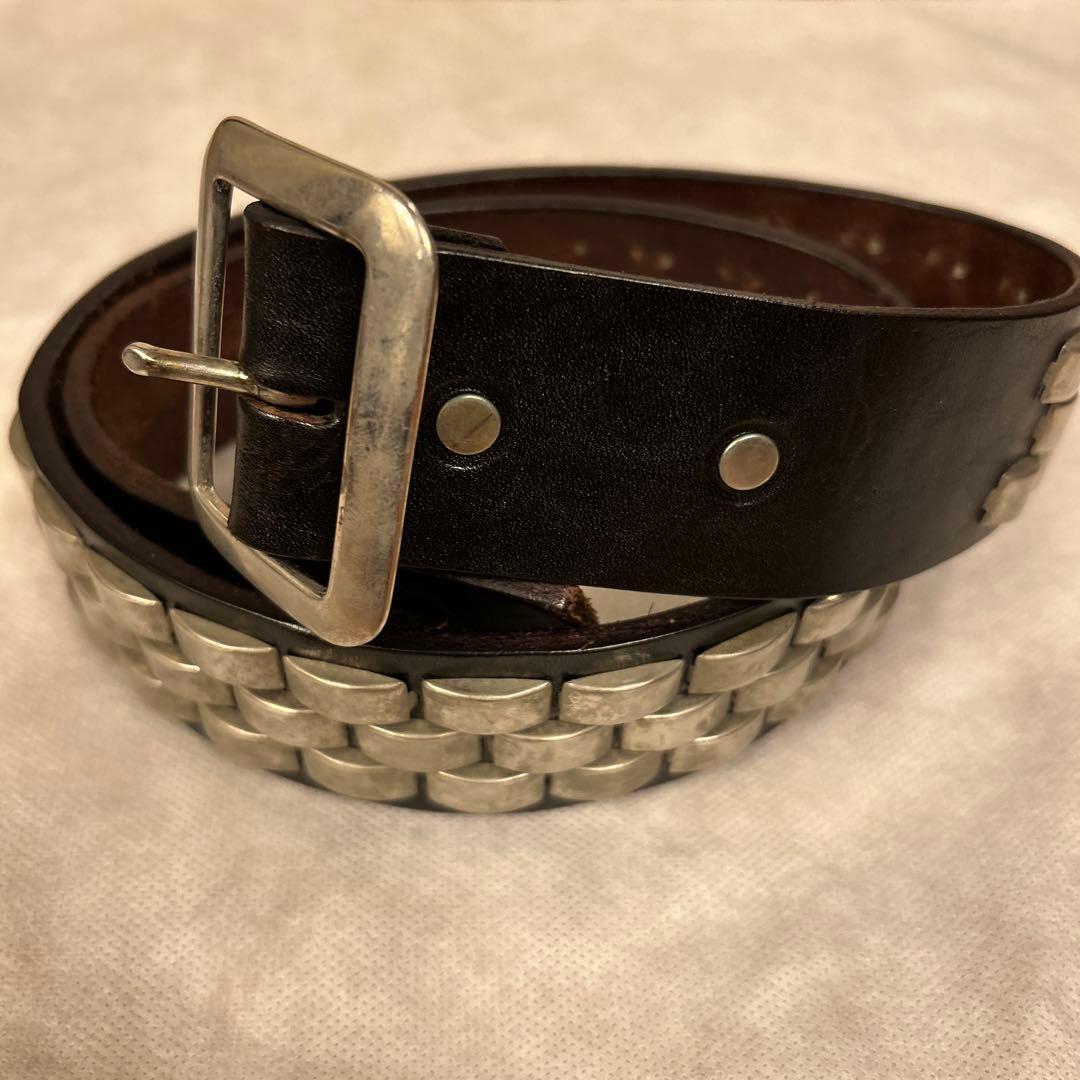 SALE中 ◆RATS◆ 本革スタッズベルト M