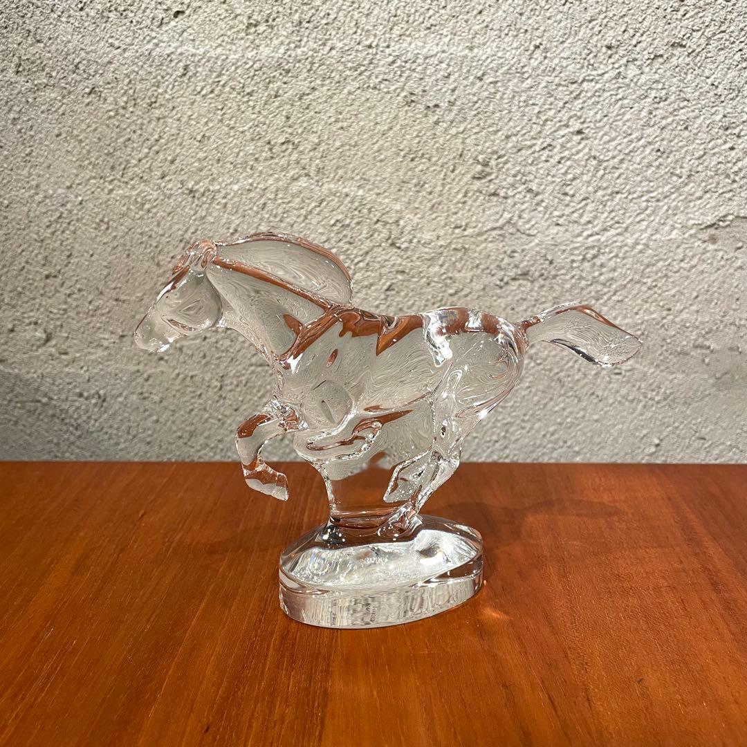 Baccarat クリスタルオブジェ 馬（午） 干支 - メルカリ