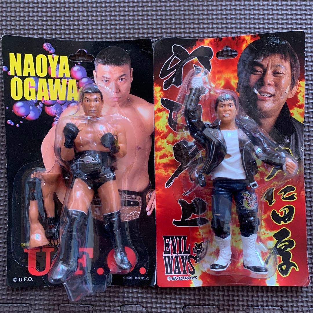 プロレスフィギュア 小川直也＋大仁田厚 未開封品