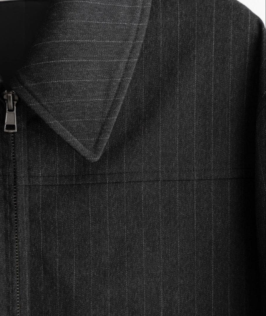 TECH WOOL GABARDINE ZIP BLOUSON ダークグレー - メルカリ