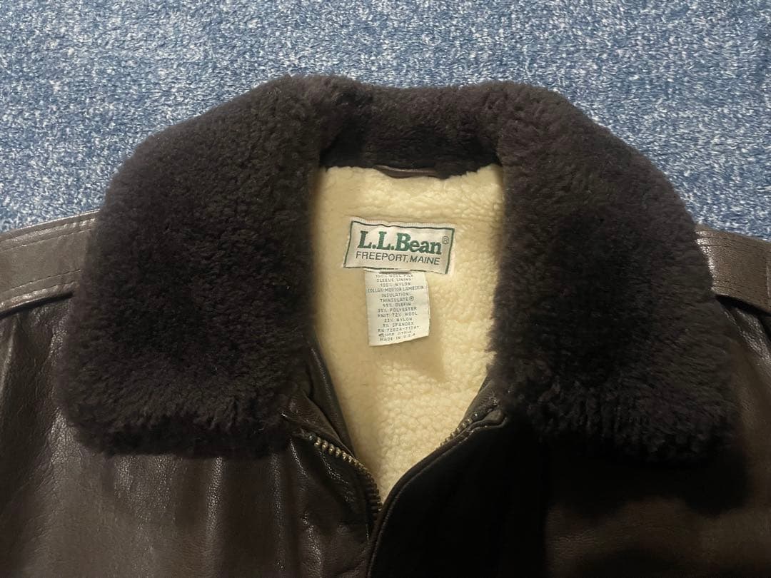 l.l.bean G-1 レザー　ボア　フライトジャケット　M USA製