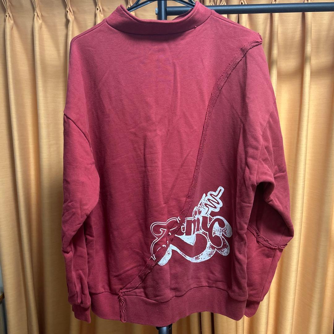 ZUTOMAYO Half Zip Sweat (Red) - メルカリ