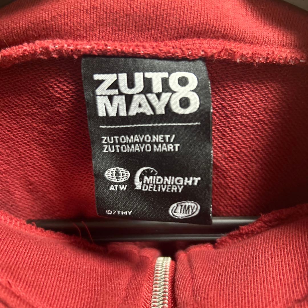 ZUTOMAYO Half Zip Sweat (Red) - メルカリ