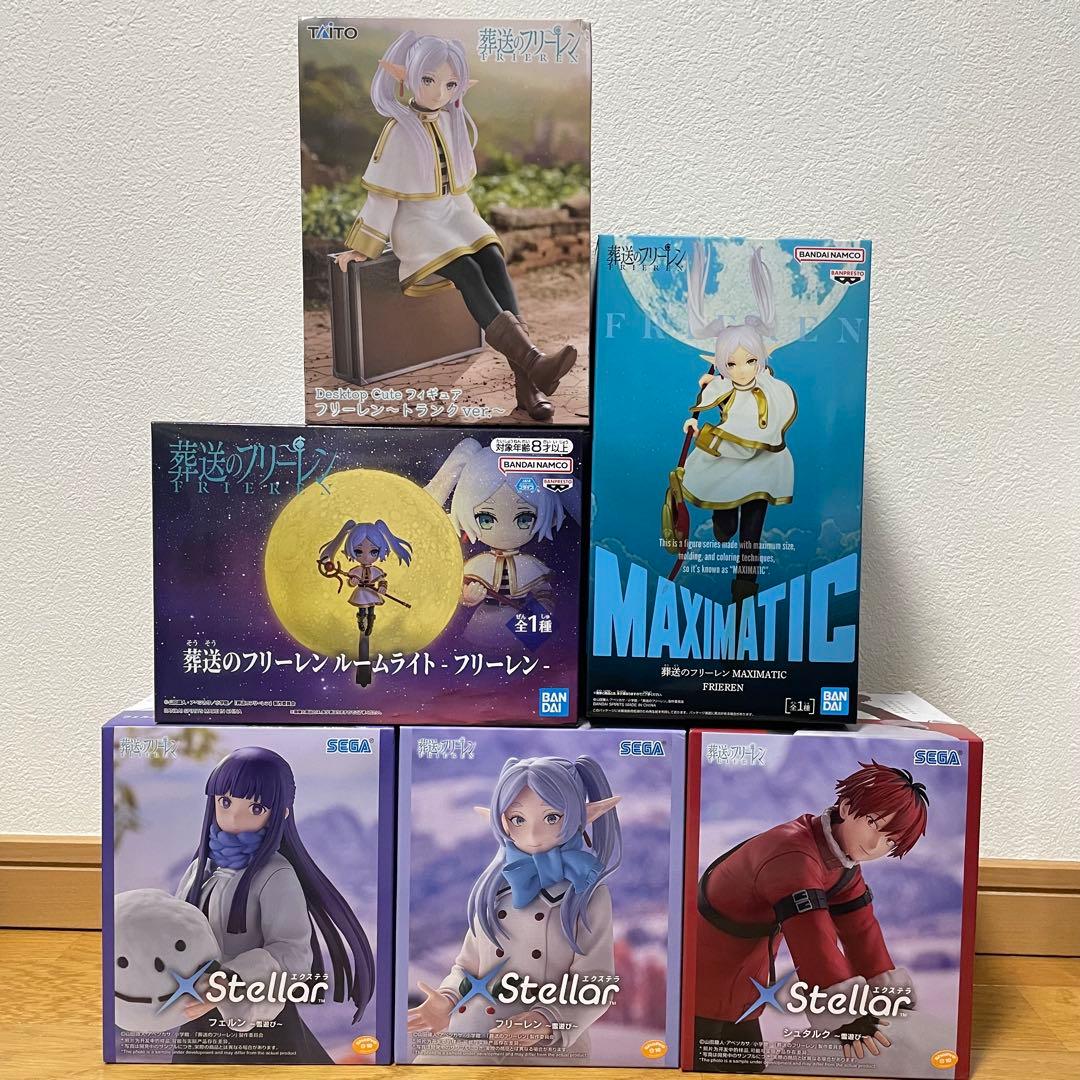 葬送のフリーレン　フィギュア　ルームライト　6点セット