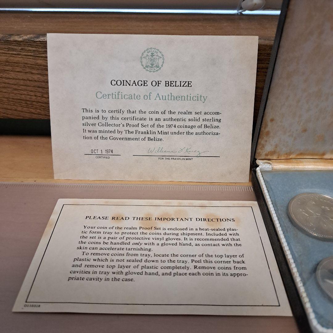 り*と様 フランクリンミント ベリーズ 8種類 硬貨セット 1974 - メルカリ