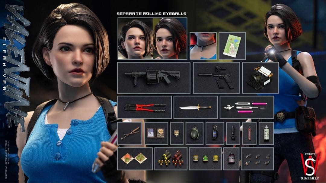 SWTOYS FS072ジルJillバレンタインValentineバイオハザード