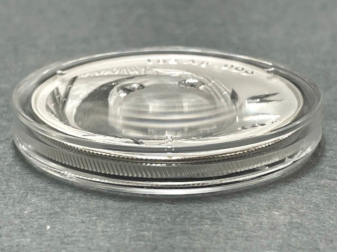 2003年】中国 パンダ銀貨 1オンス 純銀 .999 10元 記念硬貨 - メルカリ