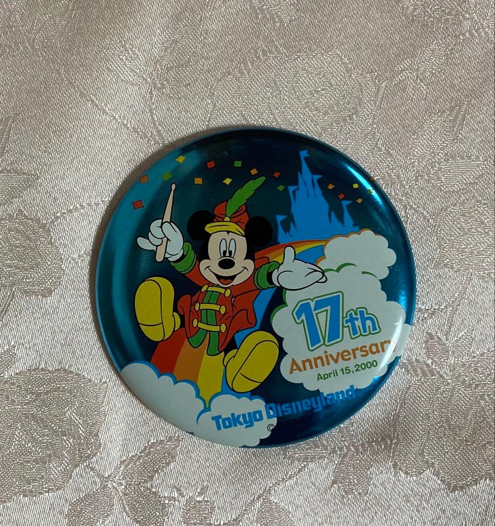 東京ディズニーランド 17周年缶バッジ - メルカリ