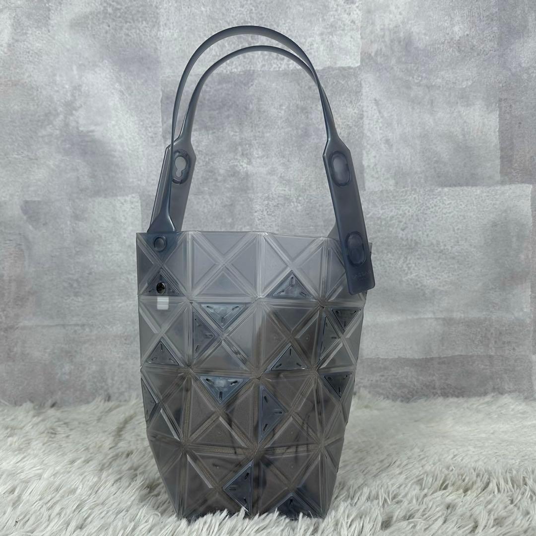 A4可 美品 バオバオイッセイミヤケ ポリプロピレン ハンドバッグ クリア