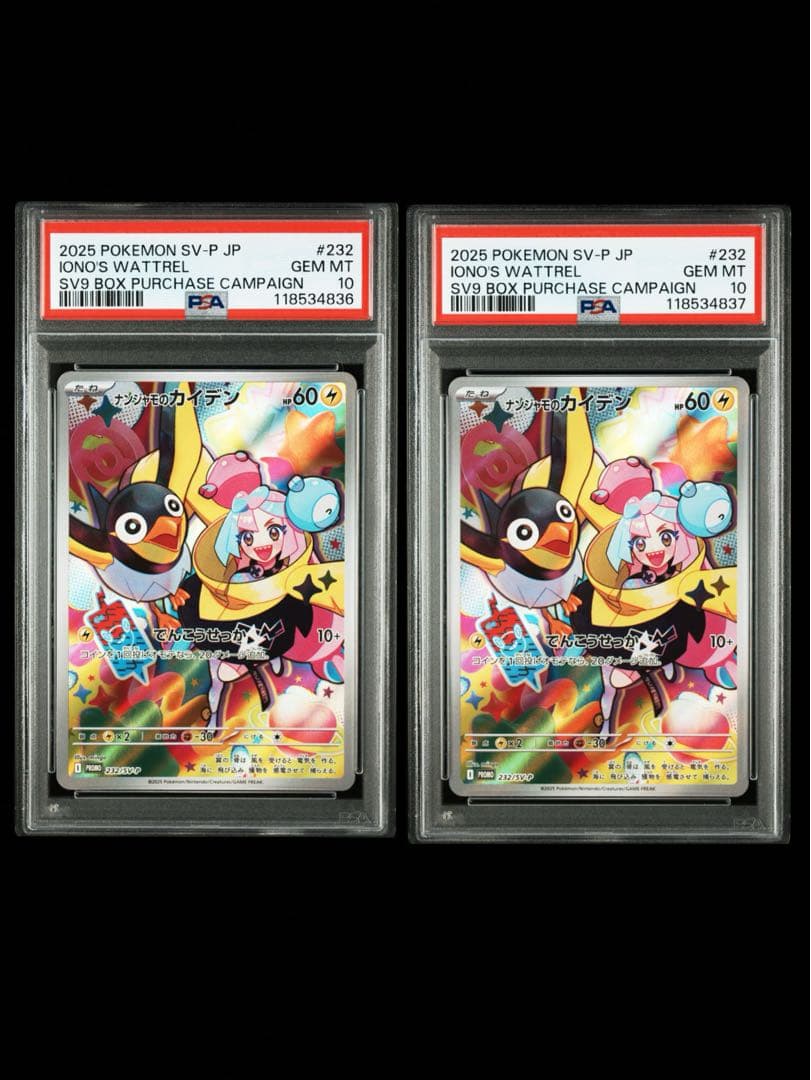 PSA10】連番 ナンジャモのカイデン - ナンジャモのカイデンプロモPSA10