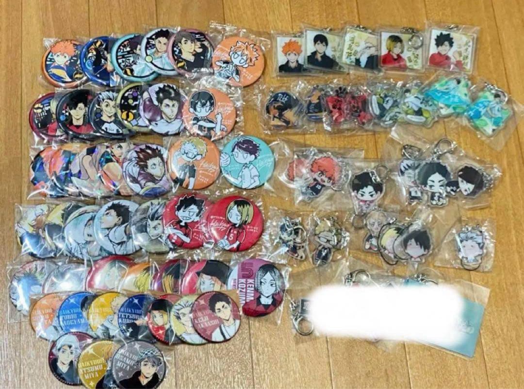 ハイキュー グッズ 缶バッジ キーホルダー まとめ売り