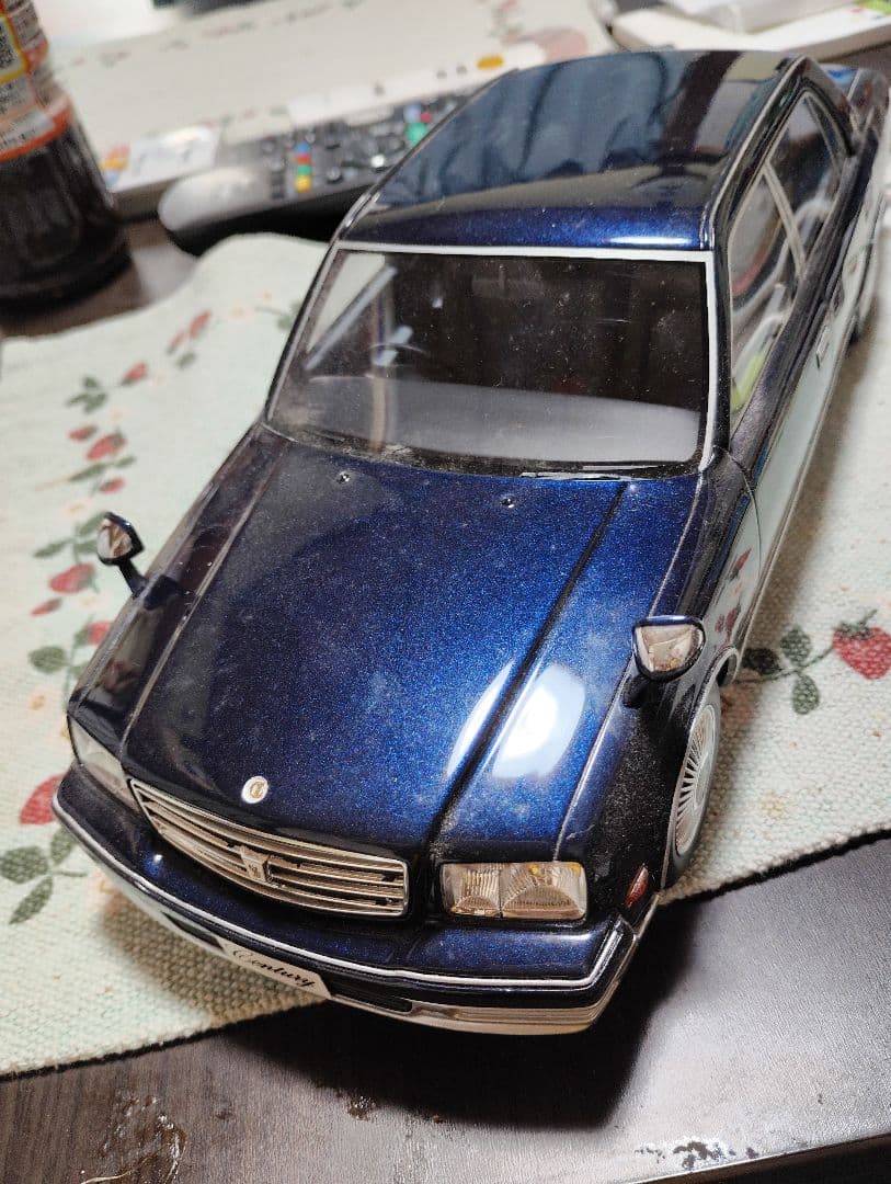 じ*ん様 京商トヨタセンチュリー ミニカー 1/18 ダークブルー中古 KSR18052BK 京商オリジナル 1/18 トヨタ センチュリー オープン