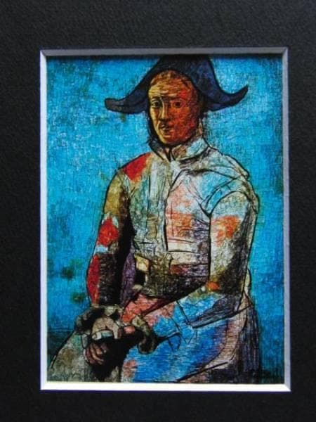 パブロ・ピカソ、アルルカンのサルバド、希少画集画、新品高級額装付