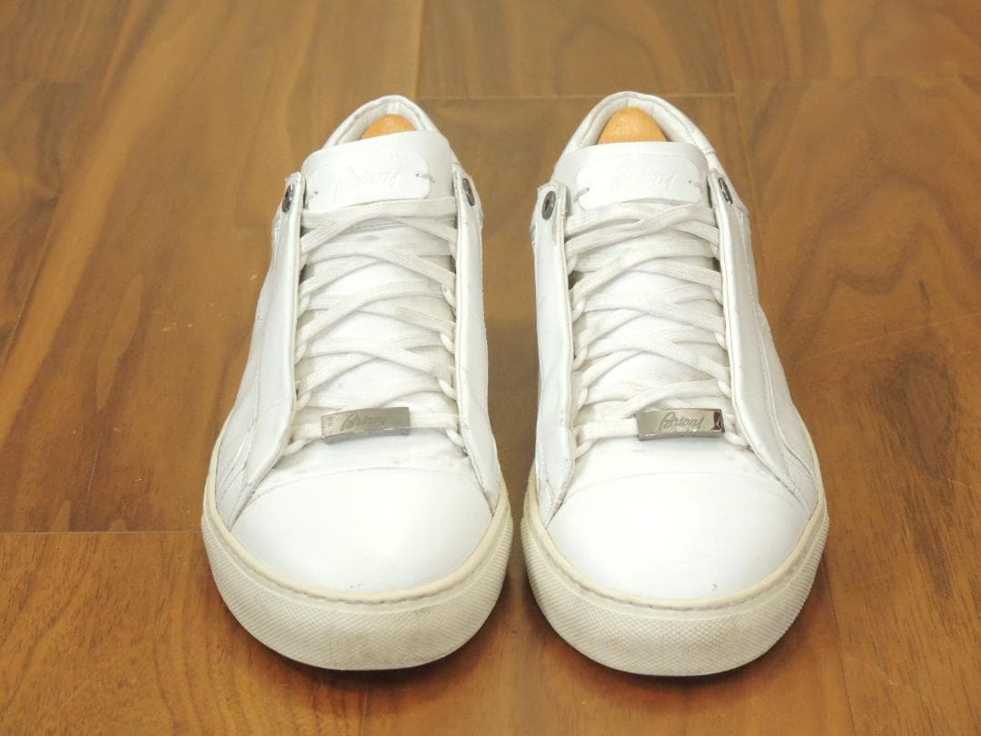 ブリオーニ Brioni レザースニーカー 6 JP24.5 最高級モデル10万