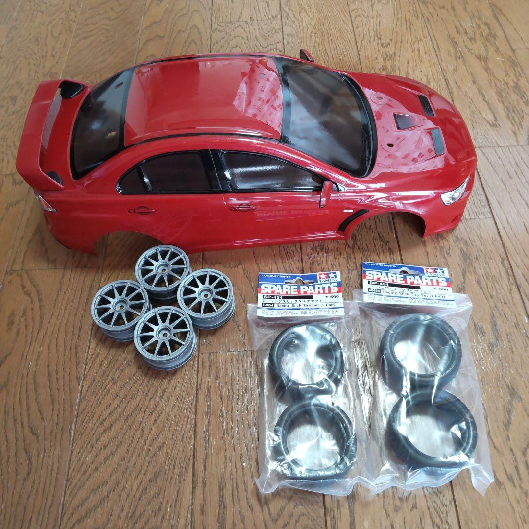 タミヤ 1/10RC ランエボXボディ（メーカー完成品）