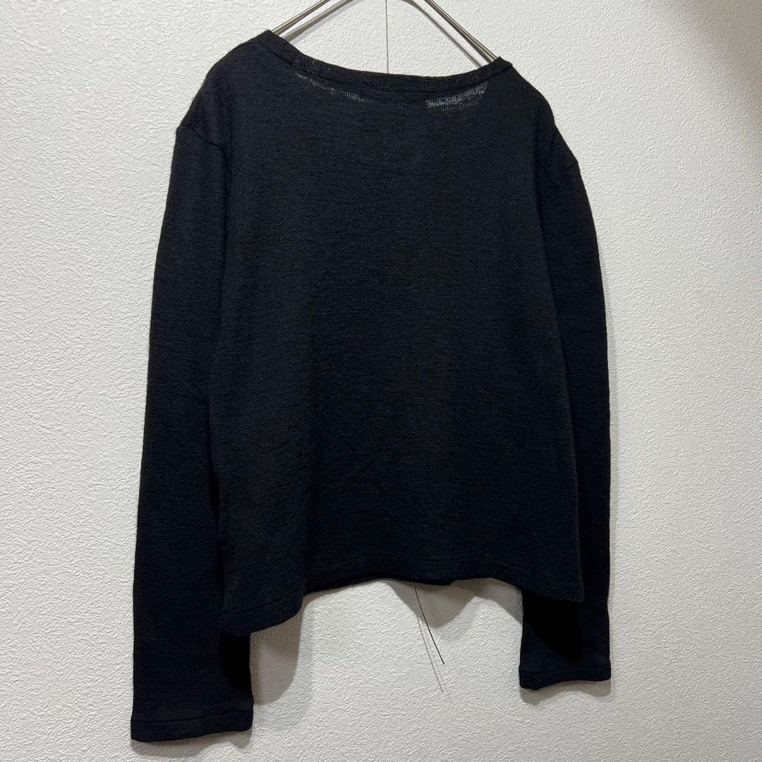 希少 美品 ワイズ ヨウジヤマモト 上質 ウール 花柄 デザイン ニット