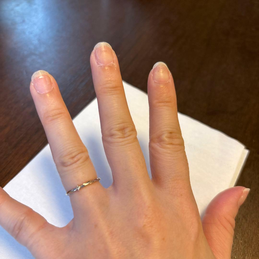 eteピンキーリング（5号）ホワイトゴールド - メルカリ