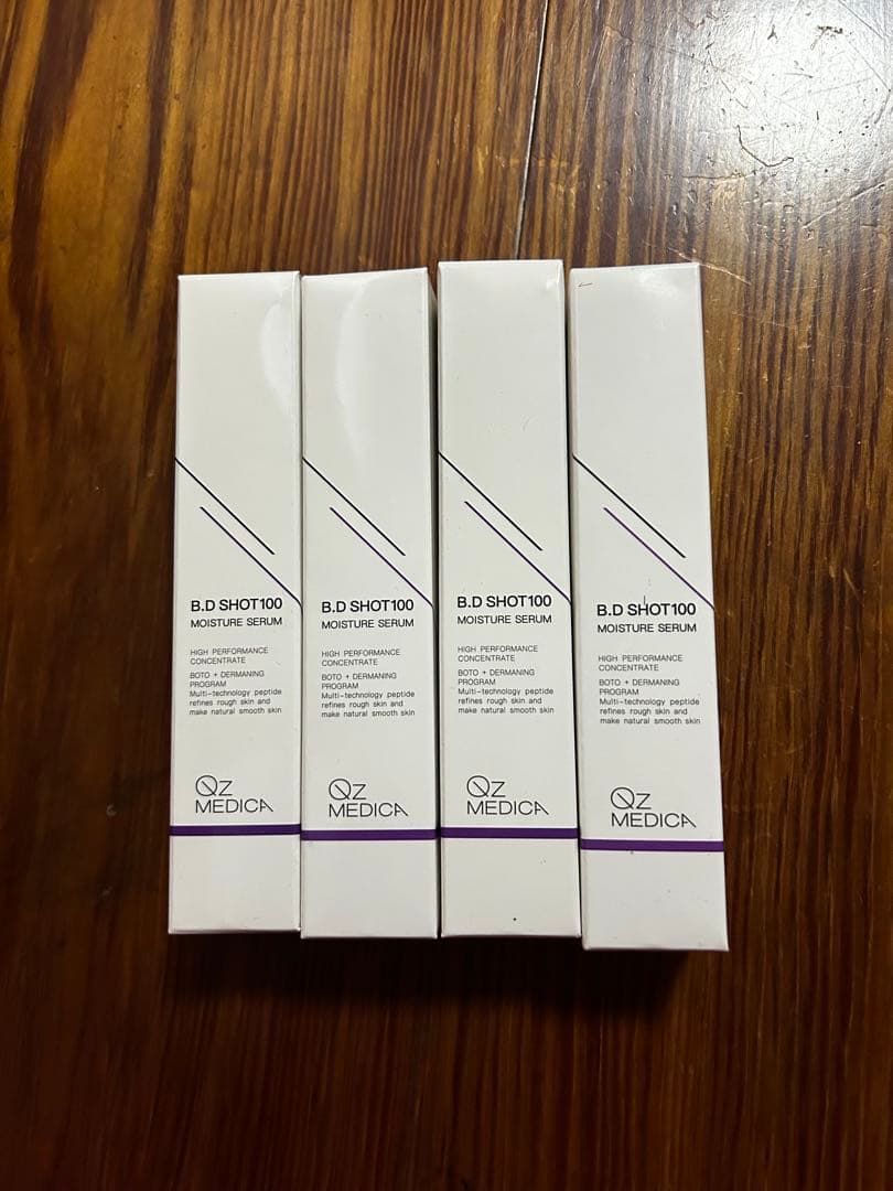 【新品未開封】BDショット100 4本セット Amazon.co.jp: 【Qz MEDICA】B.D SHOT 100 美容液 25ml シワ 天然美容