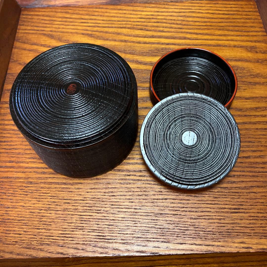 未使用】象彦 千筋 朱黒 徳利ビール袴&コースター 天然木 - メルカリ