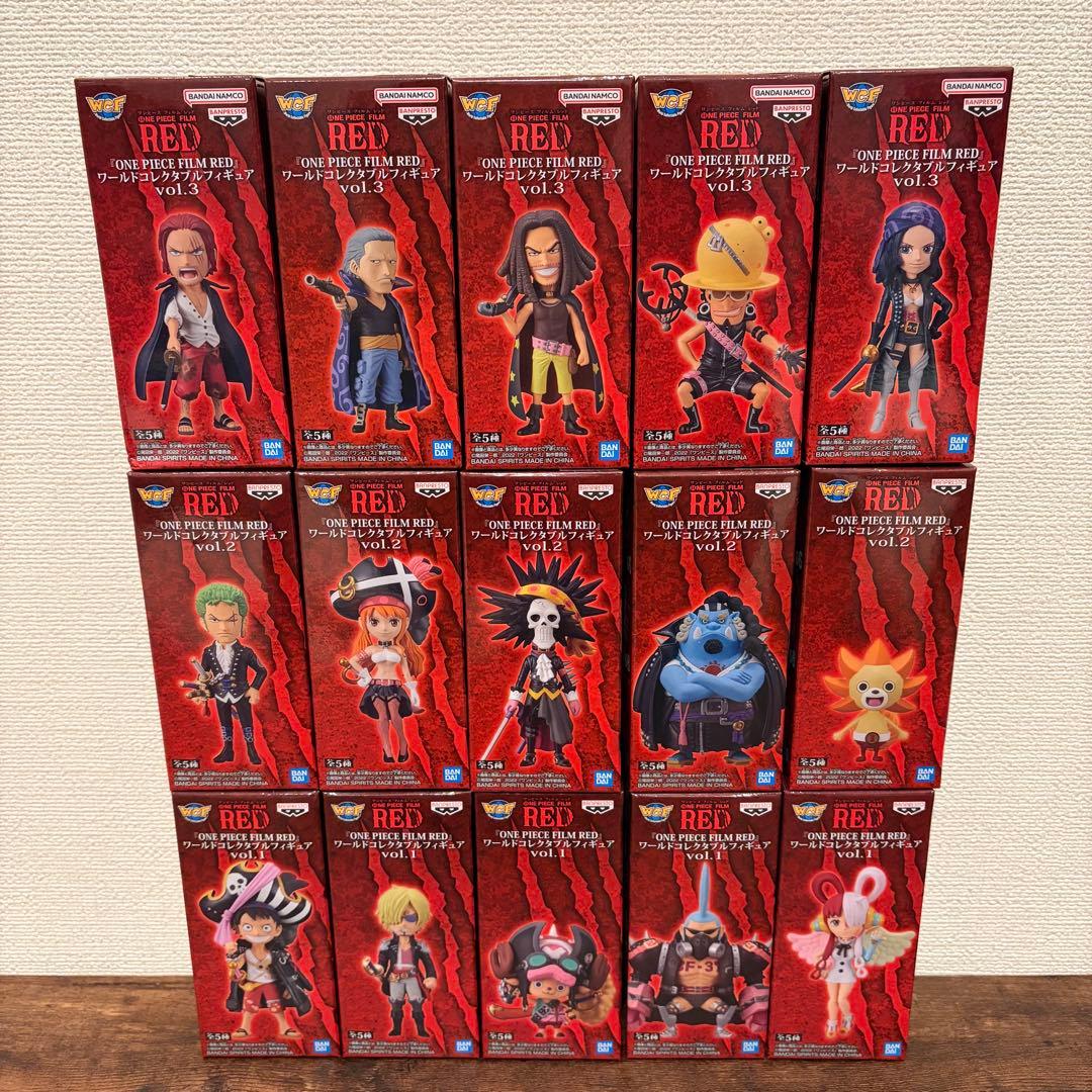 ONE PIECE FILM RED フィギュアセットワールドコレクタブル