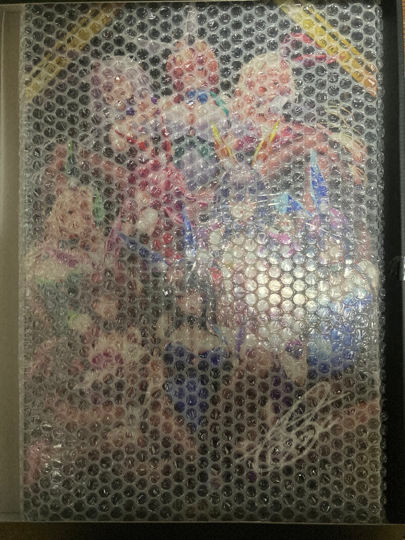 はにかみ彼女バニーカフェ　限定メタライズアート　ピロ水先生直筆サイン入り