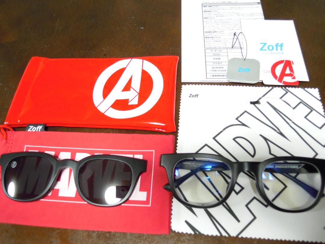 【値下げ不可】 ゾフ 眼鏡 スターク・インダストリーズ アイアンマン 限定品