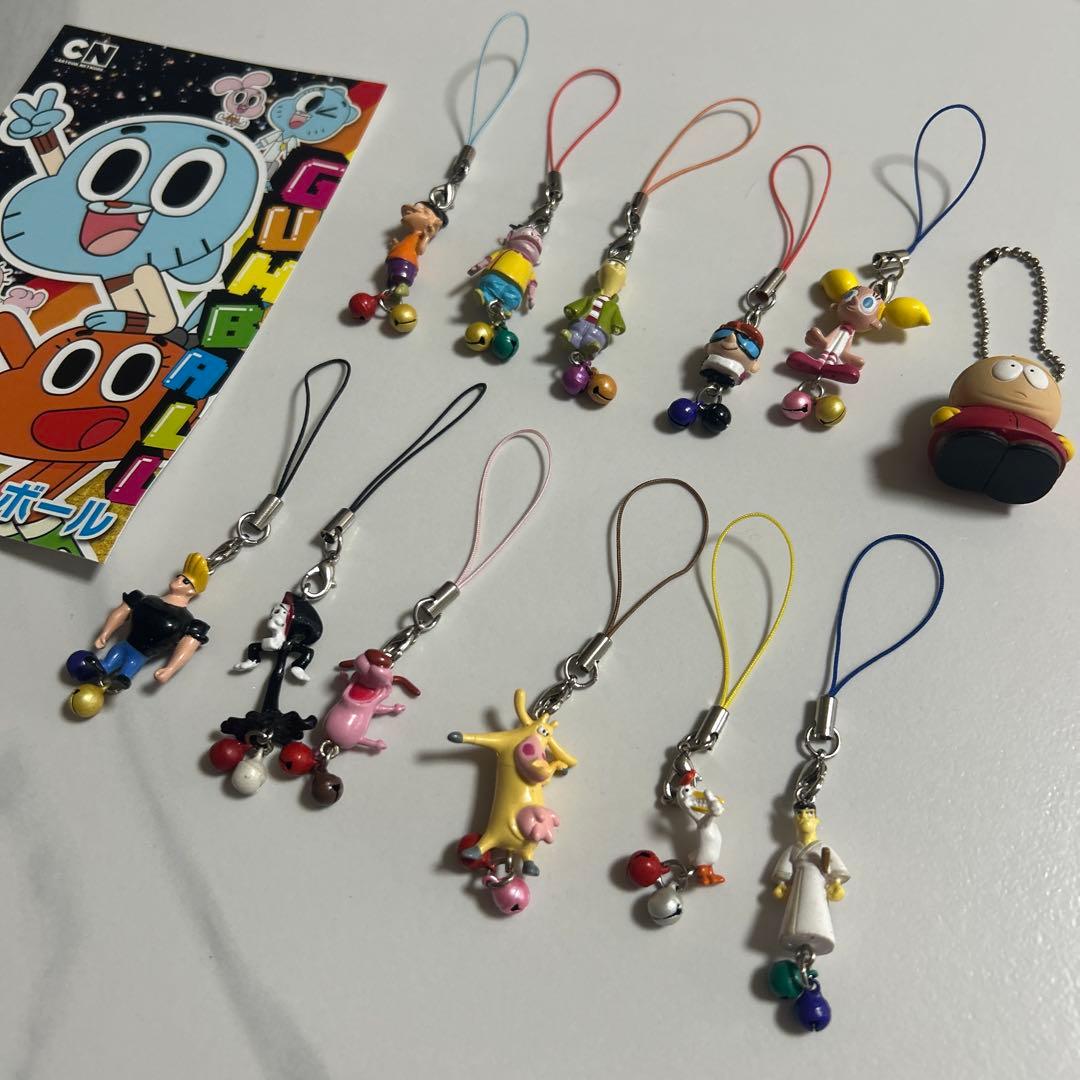 カートゥーンネットワーク ストラップ 11個セットオマケ＋２個